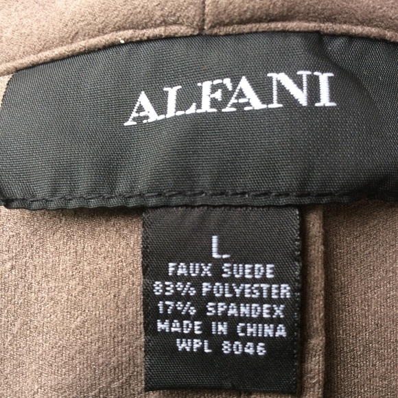 Alfani Faux Suede Jacket - Picture 5 of 5